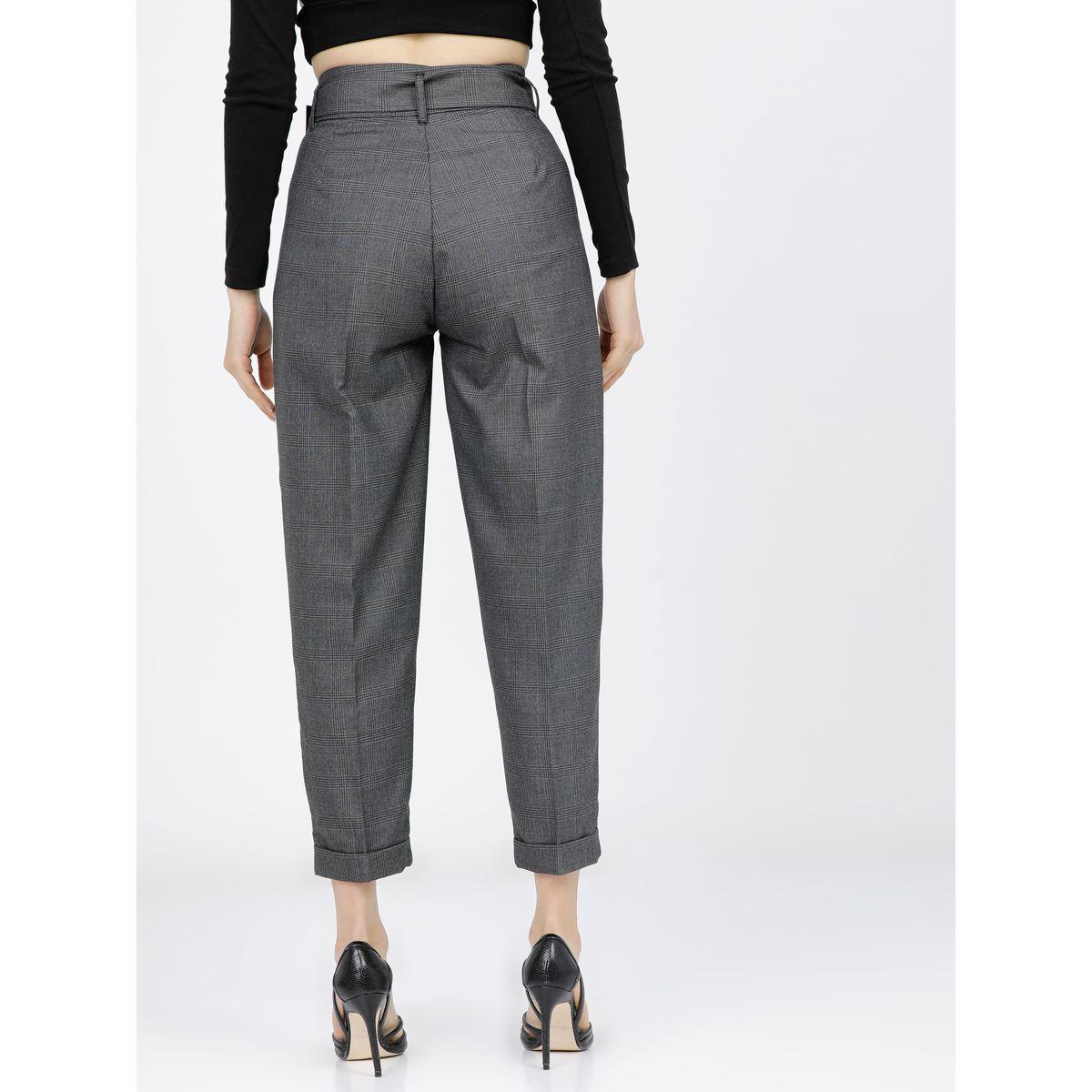 بنطال بخصر عالي وكسرات طوكيو توكيز × ستايلي-women-clothing-bottoms-trousers-image-3