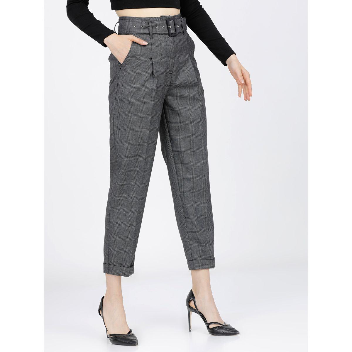 Tokyo Talkies X Styli  High Rise Easy Wash Pleated Peg Trouser-women-clothing-bottoms-trousers-image-6