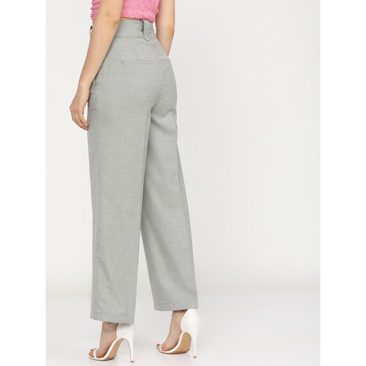 بنطال بخصر عالي وجيب جانبي طوكيو توكيز × ستايلي-women-clothing-bottoms-trousers-image-3