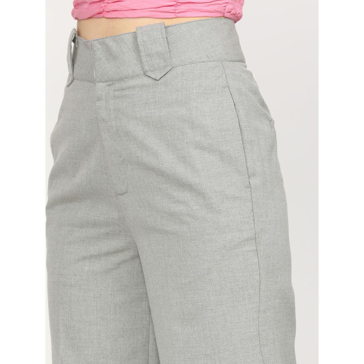 Tokyo Talkies X Styli  High Rise Easy Wash Trouser with Side Pocket-women-clothing-bottoms-trousers-image-4