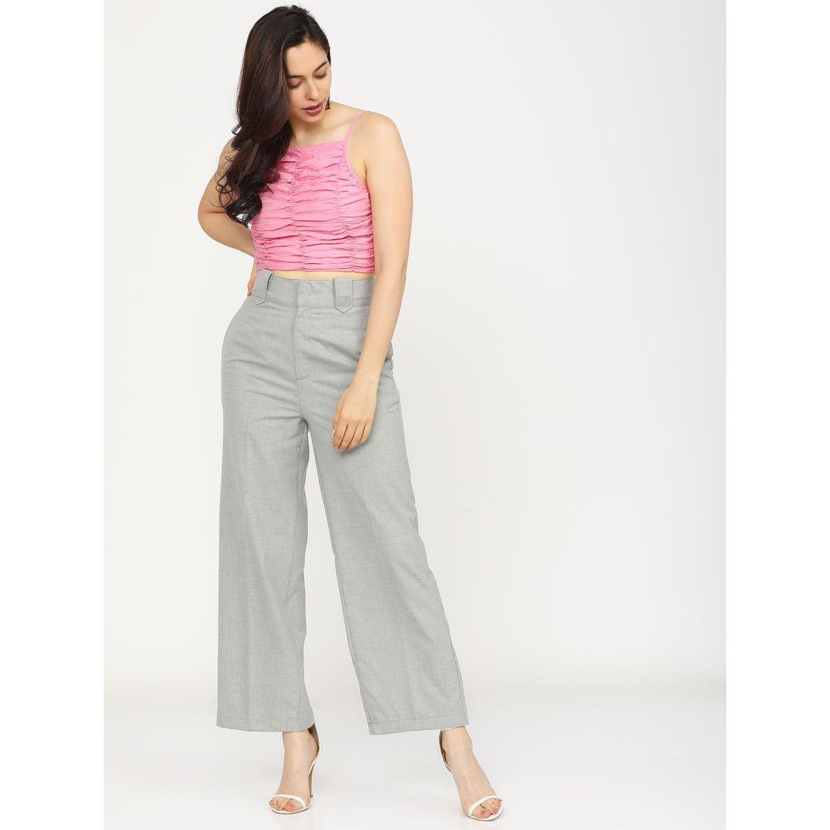 بنطال بخصر عالي وجيب جانبي طوكيو توكيز × ستايلي-women-clothing-bottoms-trousers-image-5