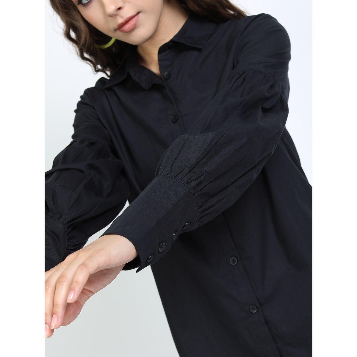 بلوزة قطن كاجوال باكمام بيشوب طوكيو توكيز × ستايلي-women-clothing-shirtsandblouses-shirts-image-5