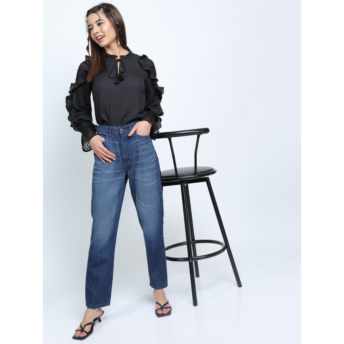 بلوزة باكمام واسعة مع ياقة باربطة طوكيو توكيز × ستايلي-women-clothing-shirtsandblouses-blouses-image-2