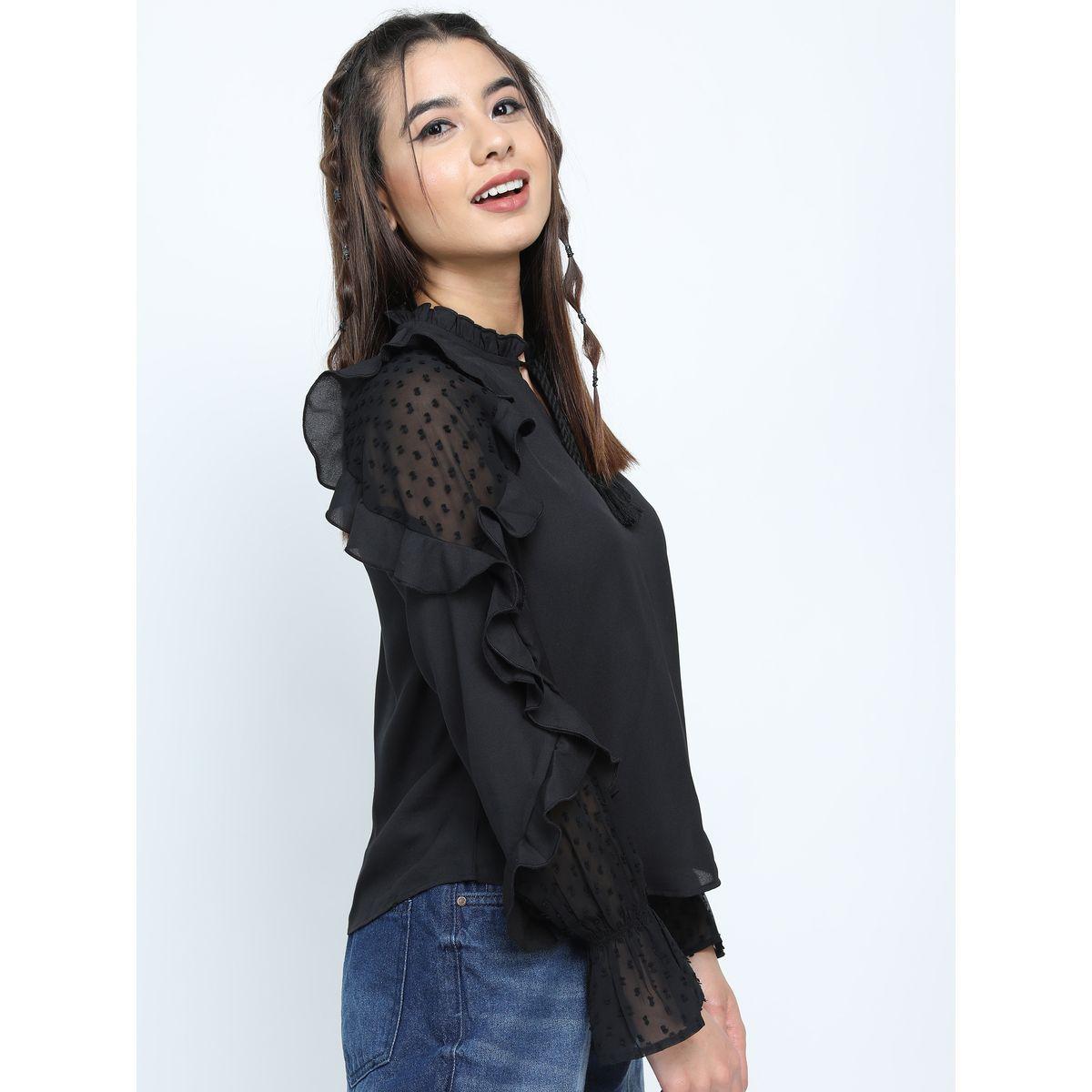 بلوزة باكمام واسعة مع ياقة باربطة طوكيو توكيز × ستايلي-women-clothing-shirtsandblouses-blouses-image-6