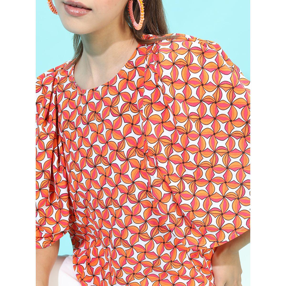 بلوزة بياقة دائرية واكمام منفوخة طوكيو توكيز × ستايلي-women-clothing-shirtsandblouses-blouses-image-4