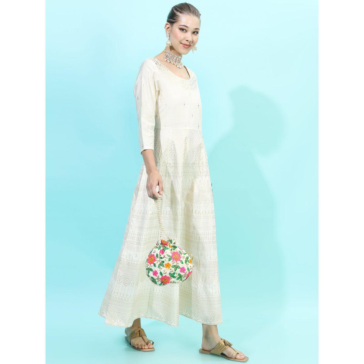 فستان طويل بطبعة فويل فيشود × ستايلي-women-clothing-dresses-image-5
