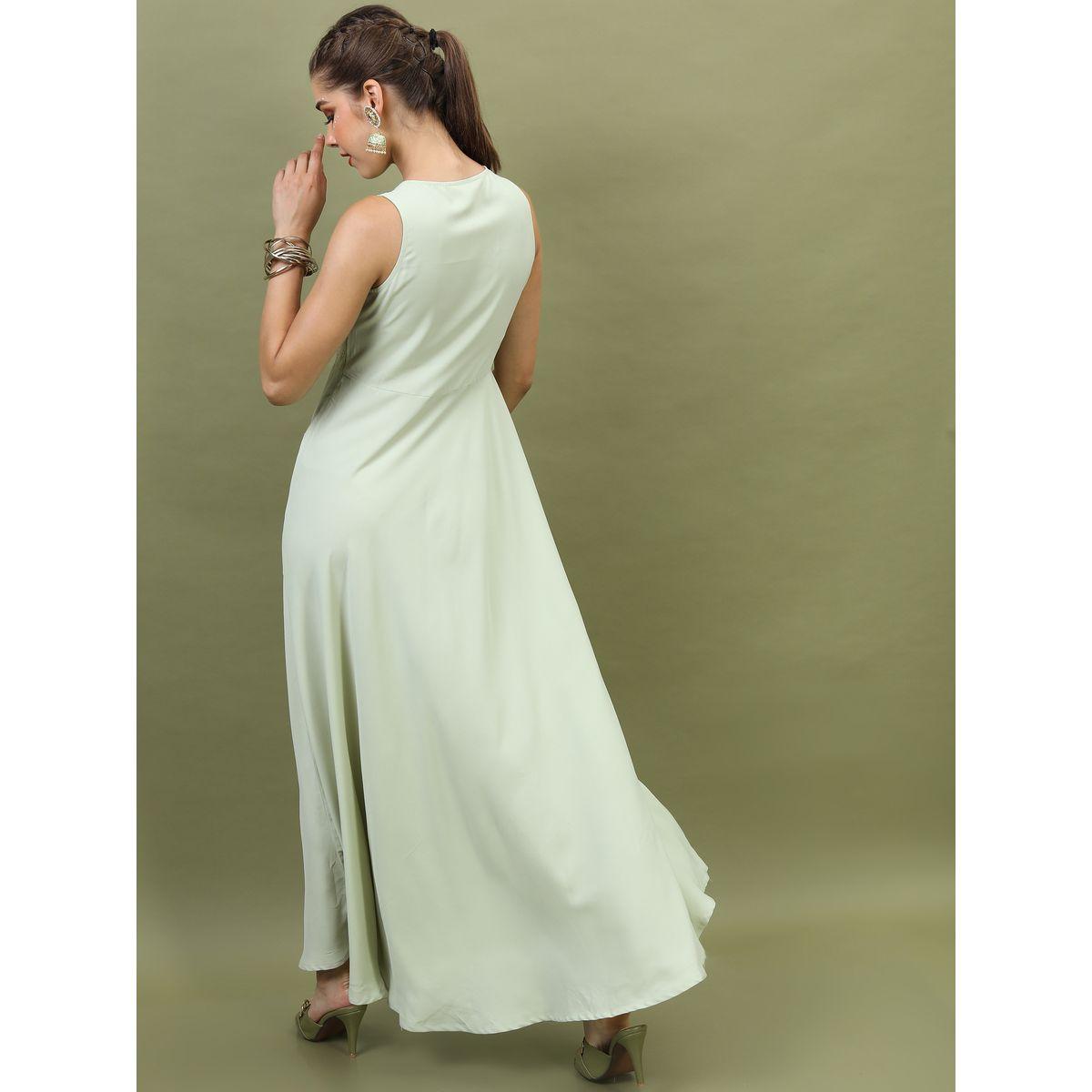 Vishudh X Styli  Foil Print Ethnic Maxi Dress-women-clothing-dresses-image-3