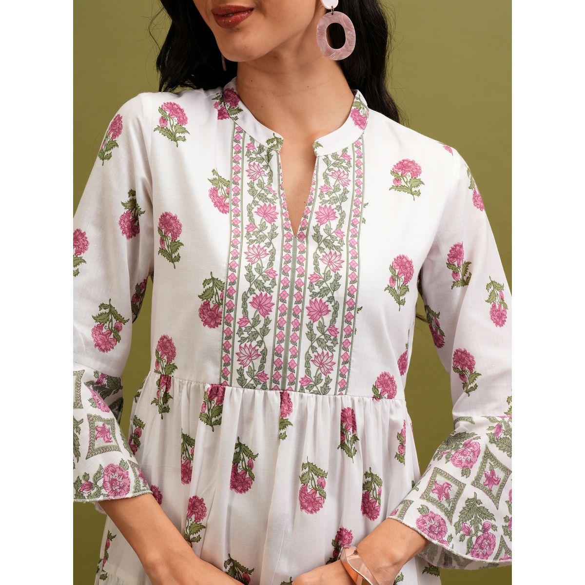 Vishudh X Styli   Floral Printed Notch Neck Tiered Maxi Dress-women-clothing-dresses-image-5