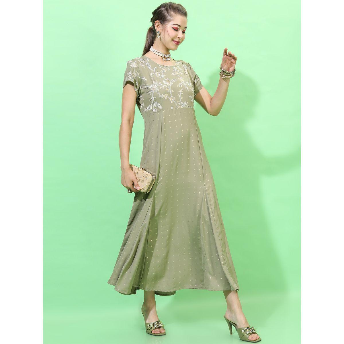 Vishudh X Styli  Embroidered Ethnic Maxi Dress with Dupatta Set-women-clothing-ethnicwear-dresses-image-6