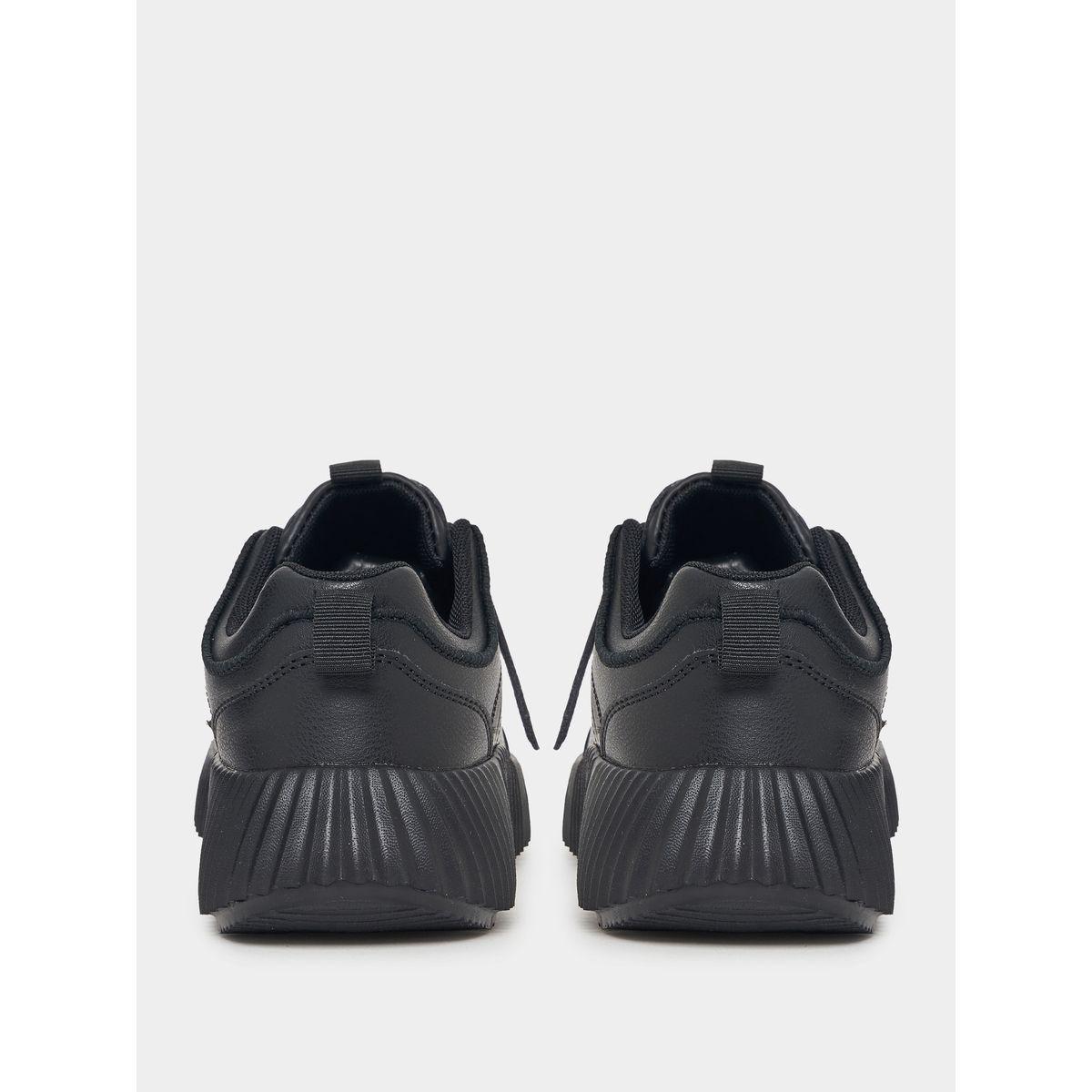 Styli Panelled Lace Up Sneakers-women-shoes-sneakers-image-6