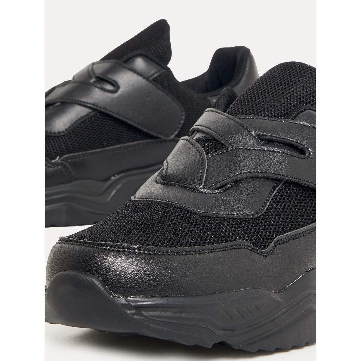 حذاء سنيكرز بتفاصيل شبكية وشريط فيلكرو-women-shoes-sneakers-image-5