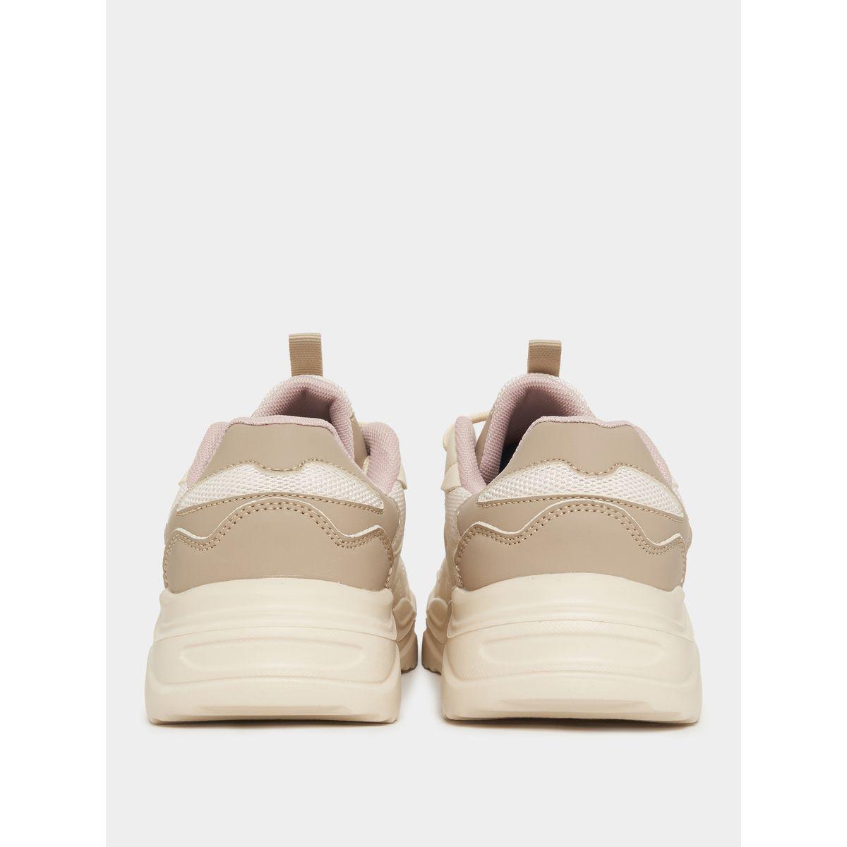 Styli Contrast Tab Lace Up Chunky Sneakers-women-shoes-sneakers-image-5
