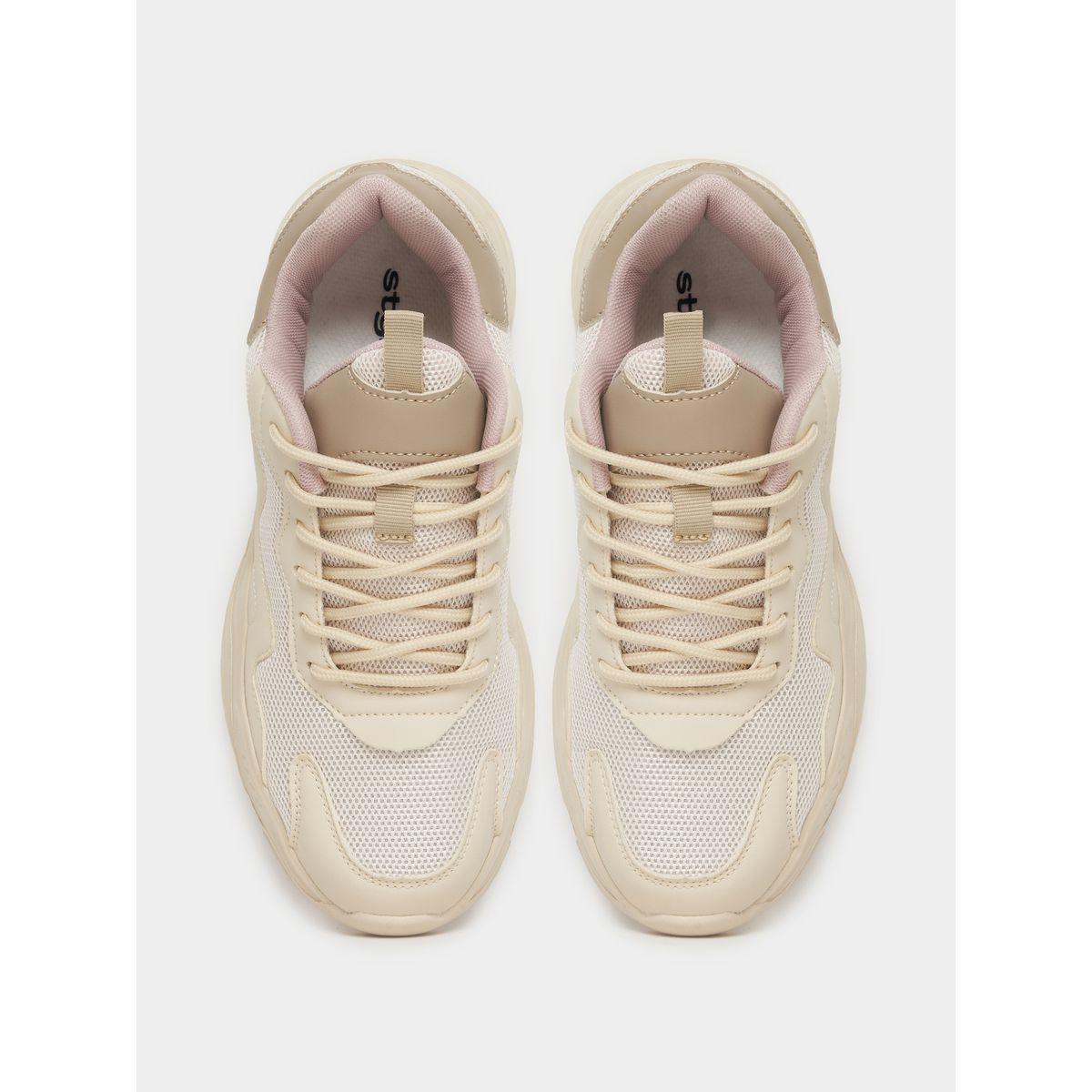 Styli Contrast Tab Lace Up Chunky Sneakers-women-shoes-sneakers-image-6