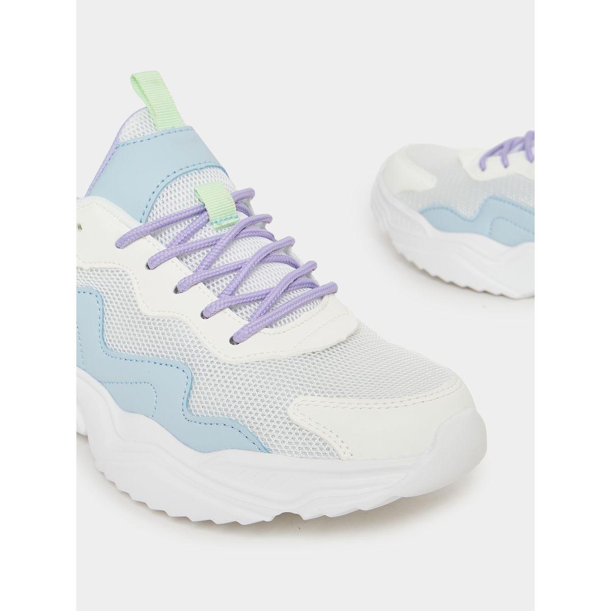 Styli Color Block Contrast Tab Chunky Sneakers-women-shoes-sneakers-image-3