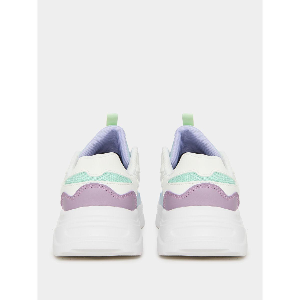 Styli Color Block Contrast Tab Chunky Sneakers-women-shoes-sneakers-image-4