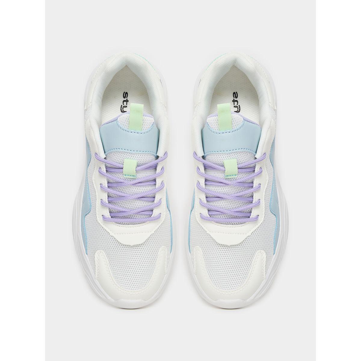 Styli Color Block Contrast Tab Chunky Sneakers-women-shoes-sneakers-image-5