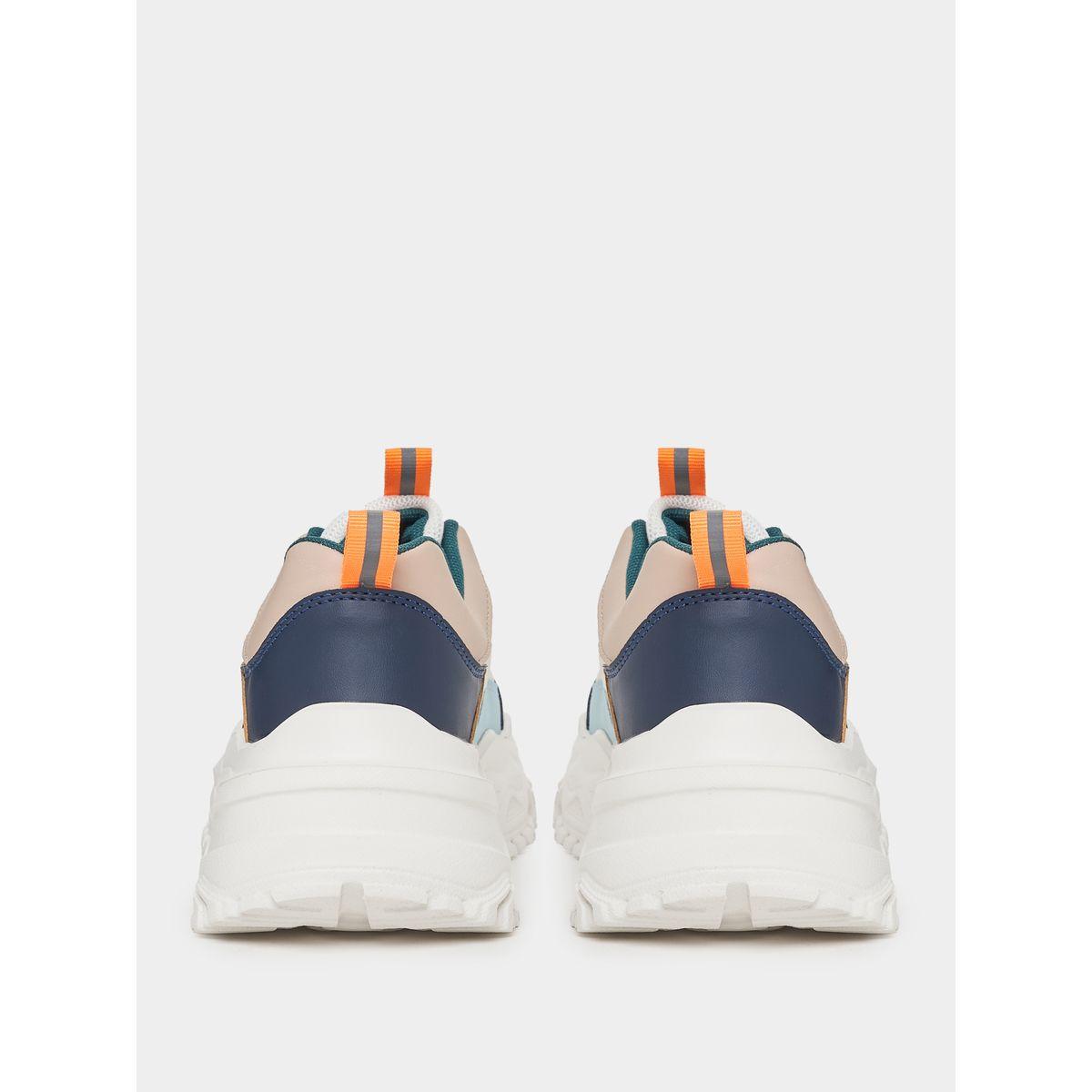 Styli Color Block Chunky Sole Sneakers-women-shoes-sneakers-image-5