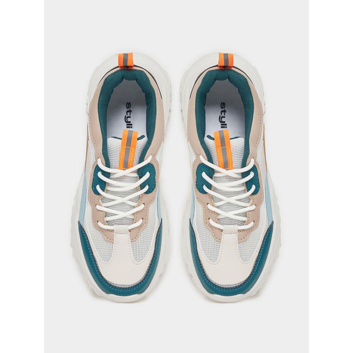 Styli Color Block Chunky Sole Sneakers-women-shoes-sneakers-image-6