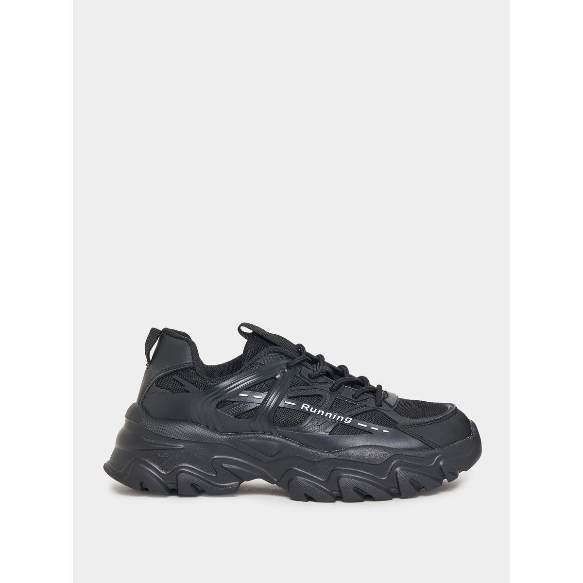 Styli Web Design Chunky Lace Up Sneakers-women-shoes-sneakers-image-2