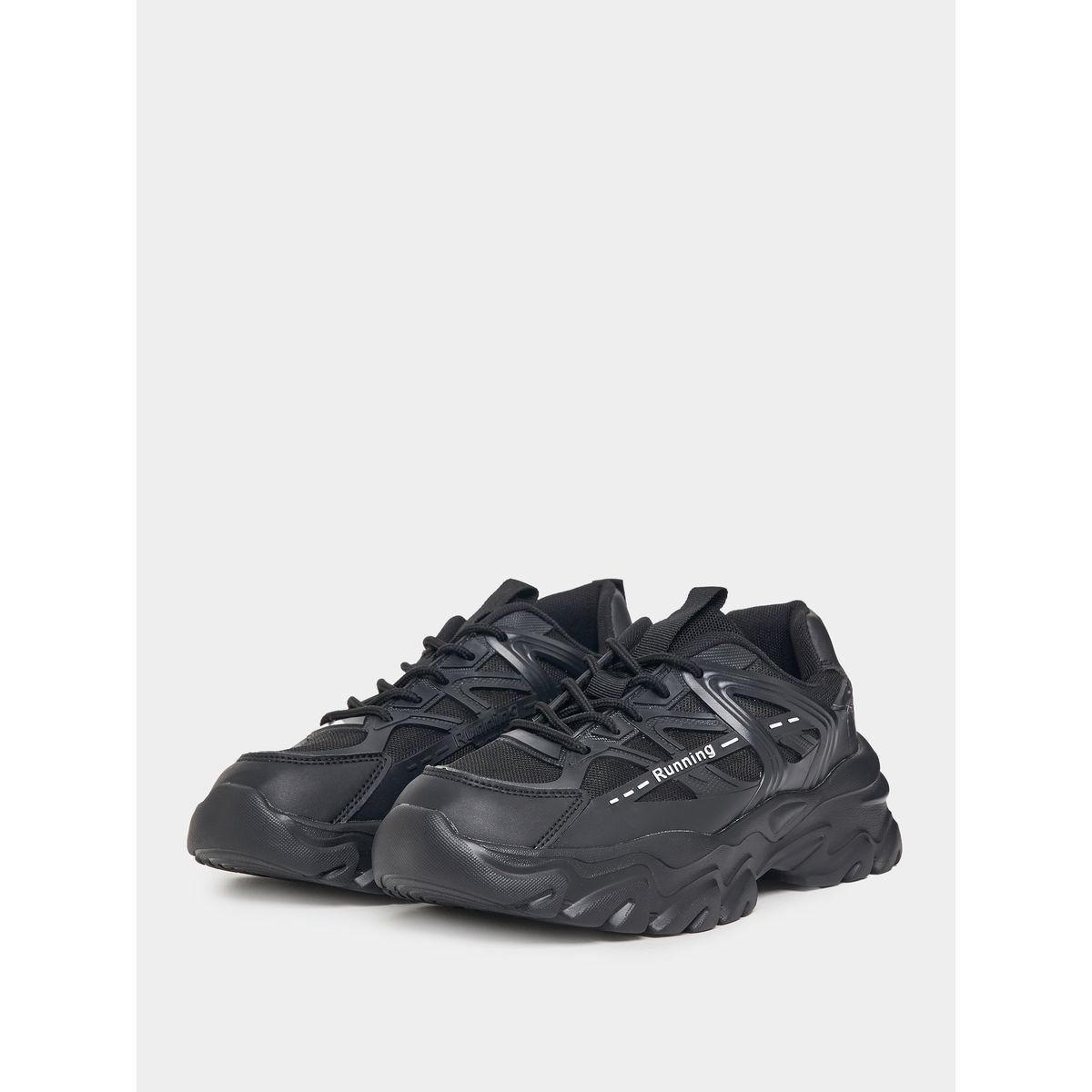 Styli Web Design Chunky Lace Up Sneakers-women-shoes-sneakers-image-3