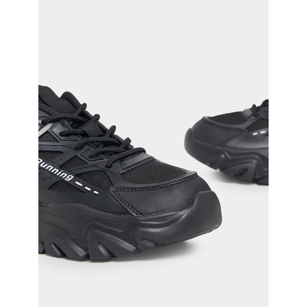 Styli Web Design Chunky Lace Up Sneakers-women-shoes-sneakers-image-4