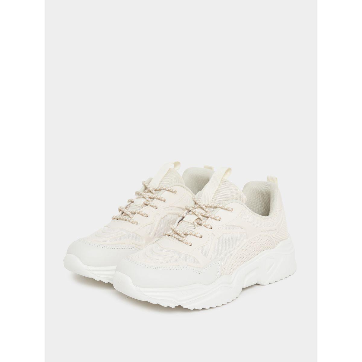 Styli Chunky Mesh Lace Up Sneakers-women-shoes-sneakers-image-2