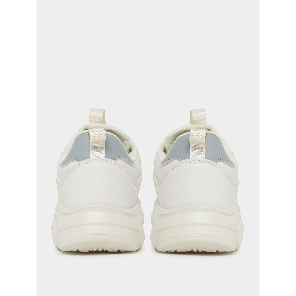 Styli Contrast Panel Textured Sneakers-women-shoes-sneakers-image-4