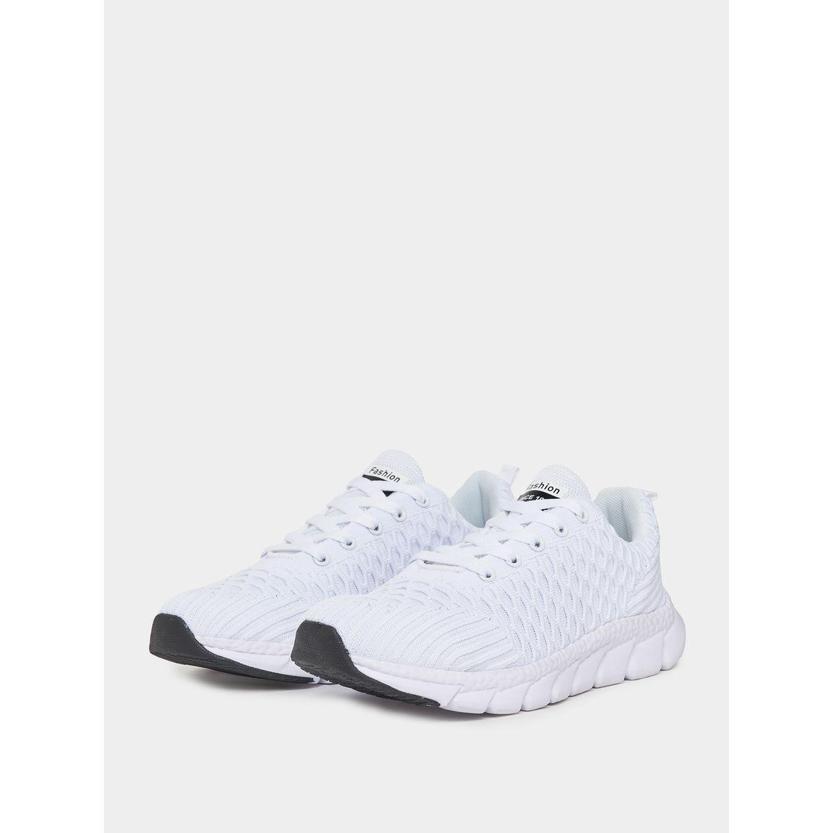 حذاء سنيكرز محبوك بتفاصيل بارزة الملمس-women-shoes-sneakers-image-3