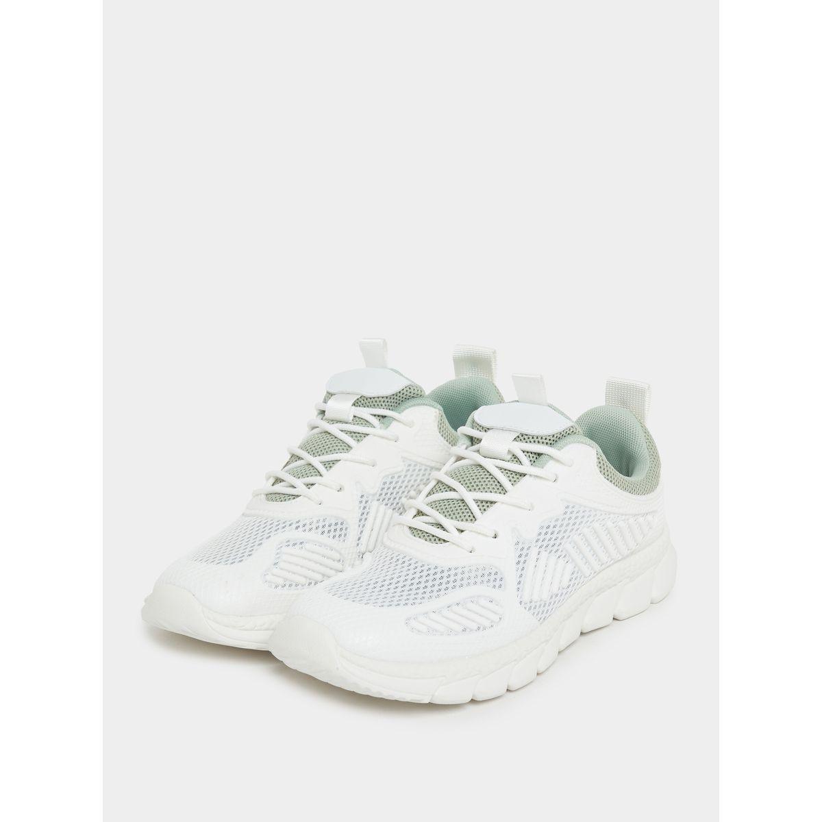 Styli Mesh Design Lace-Up Sneakers-women-shoes-sneakers-image-2