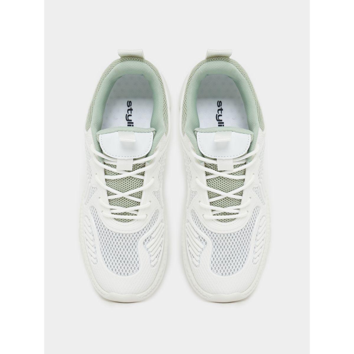 Styli Mesh Design Lace-Up Sneakers-women-shoes-sneakers-image-5