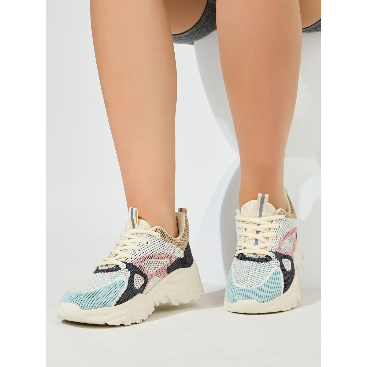 Styli Color Block Design Sneakers-women-shoes-sneakers-image-1