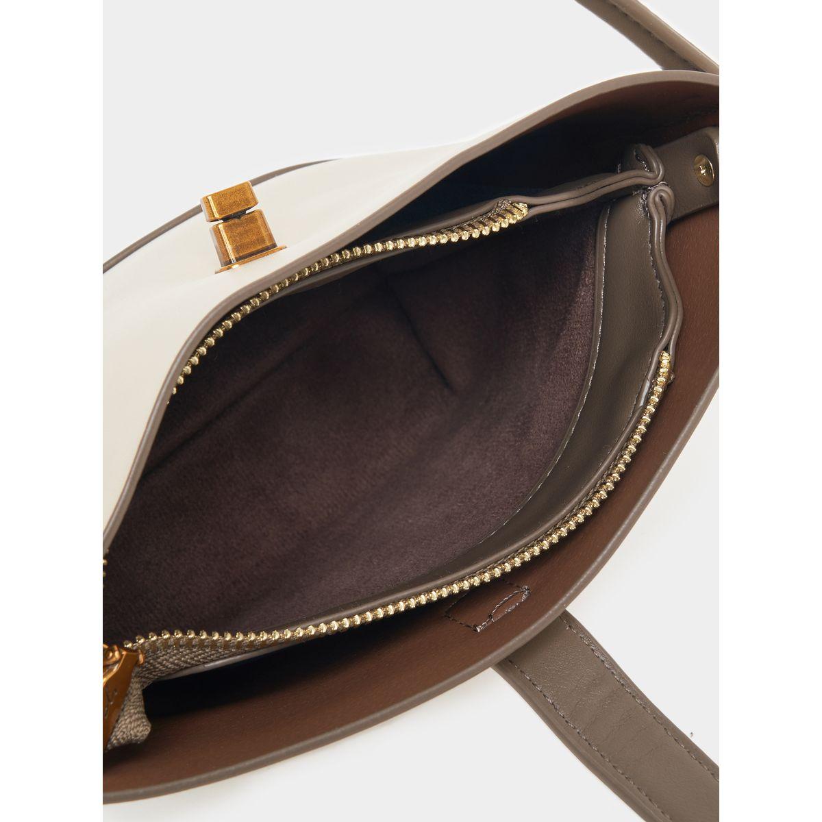Styli Two Tone Twisted Lock Bucket Handbag-women-bagsandwallets-handbags-image-4