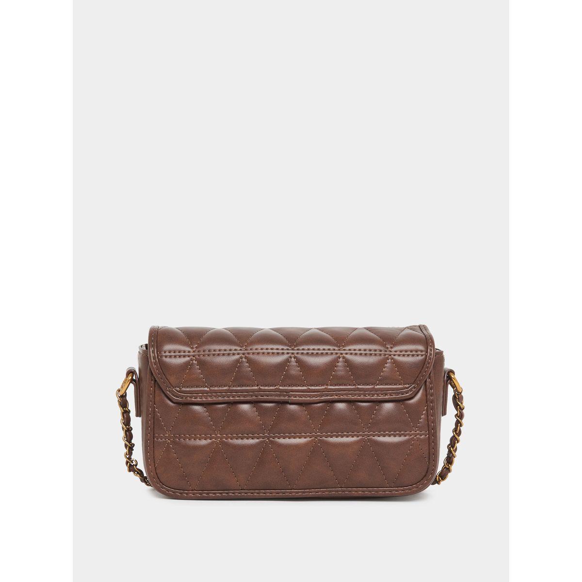 Styli Stitch Detail Quilted Shoulder Bag-women-bagsandwallets-handbags-image-2