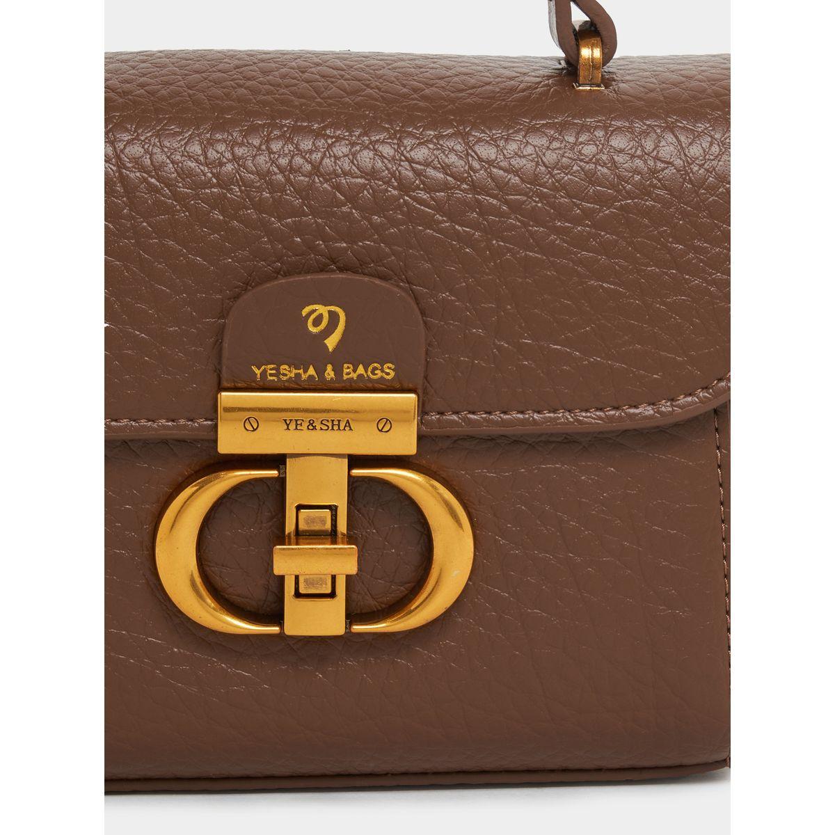 Styli Textured  Handbag with Turn Lock-women-bagsandwallets-handbags-image-3