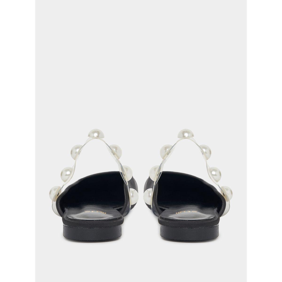 حذاء ميولز بمقدمة مربعة وسير مزين بلؤلؤ-women-shoes-heels-image-5