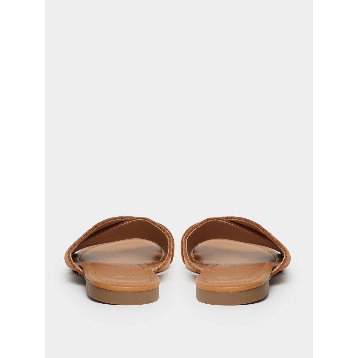 Styli Cross Strap Flat Sandals-women-shoes-sandals-flats-image-4