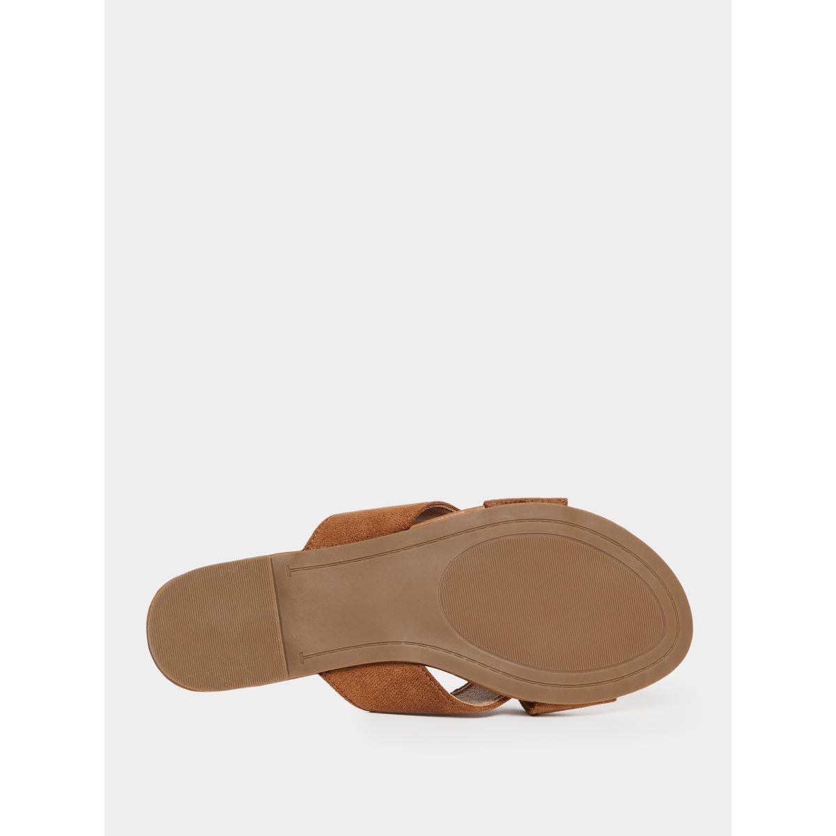 Styli Cross Strap Flat Sandals-women-shoes-sandals-flats-image-6