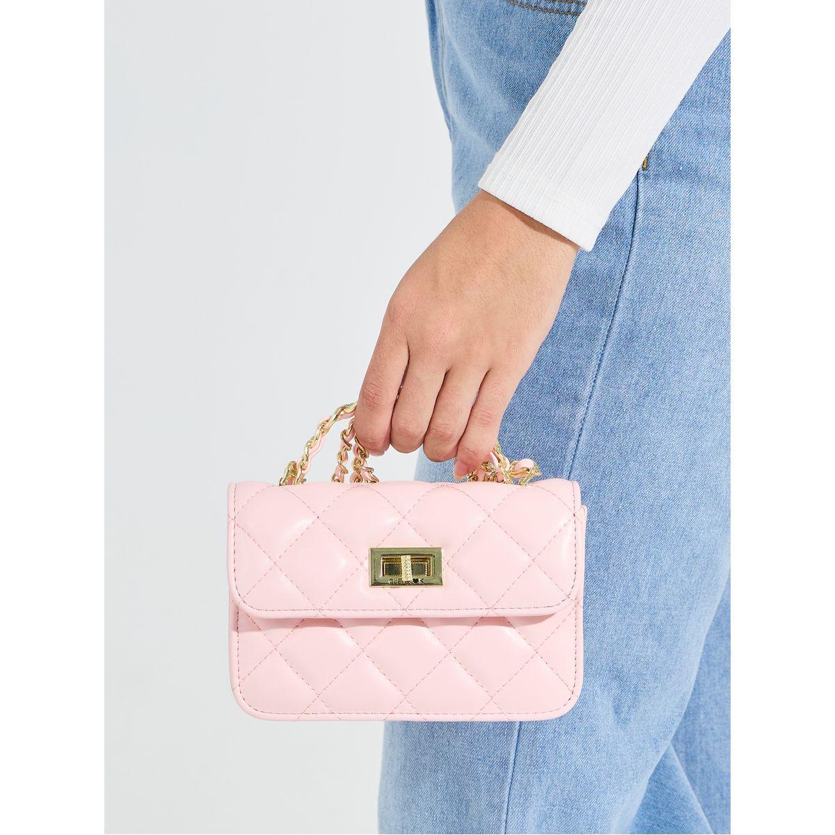 شنطة يد بقفل دوار وتفاصيل بارزة الملمس-women-bagsandwallets-handbags-image-4