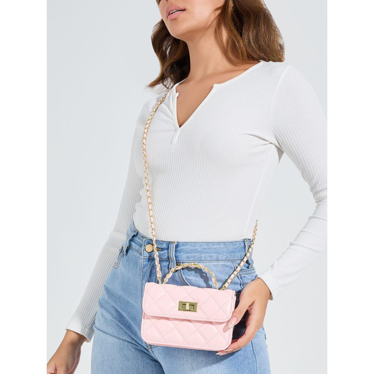 Styli Twisted Lock Quilted Handbag-women-bagsandwallets-handbags-image-4