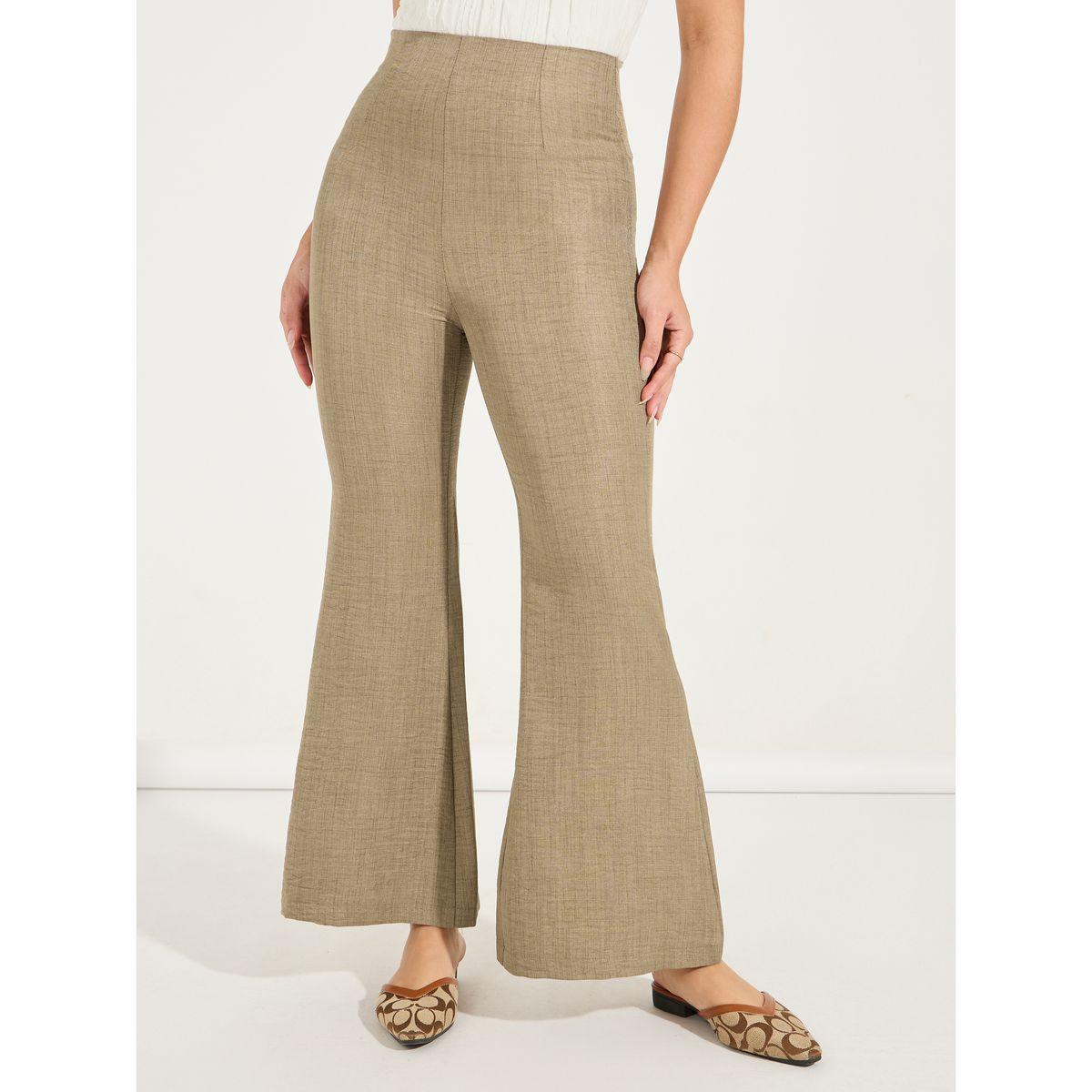 بنطال بمظهر الكتان مع قصة واسعة-women-clothing-bottoms-trousers-image-2