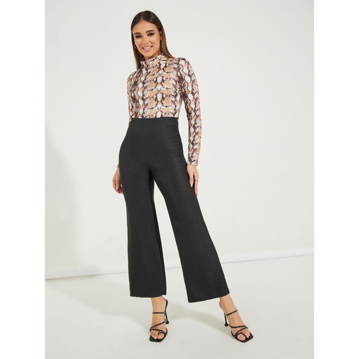 بنطال سادة بطول الكاحل مع ارجل واسعة-women-clothing-bottoms-trousers-image-1