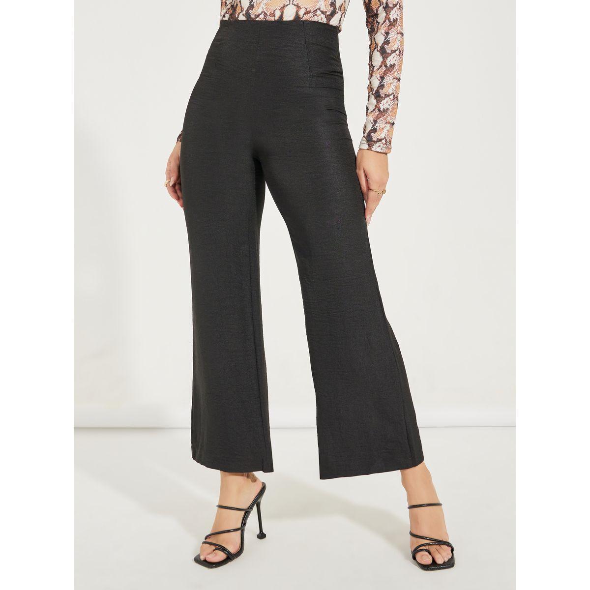 بنطال سادة بطول الكاحل مع ارجل واسعة-women-clothing-bottoms-trousers-image-2