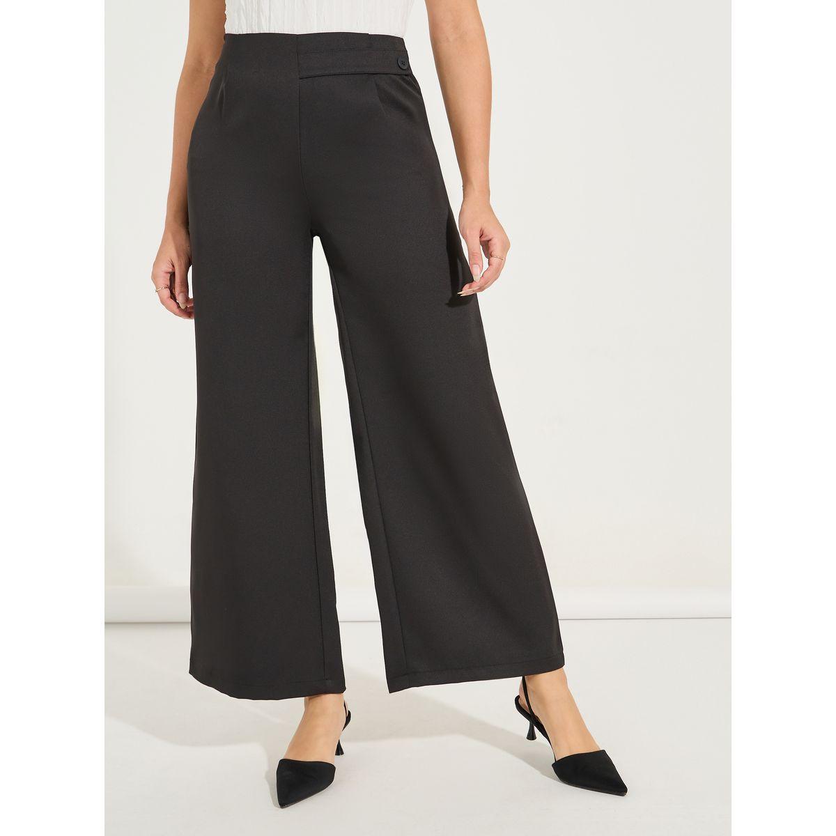 بنطال سادة بطول الكاحل مع ارجل واسعة-women-clothing-bottoms-trousers-image-2