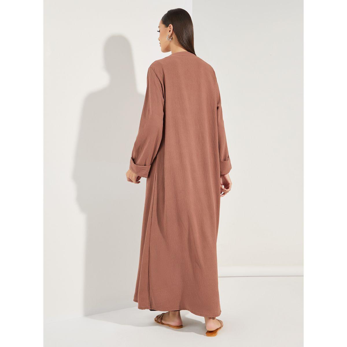 Styli Solid Abaya with Hijab-women-clothingaccessories-scarves-image-6