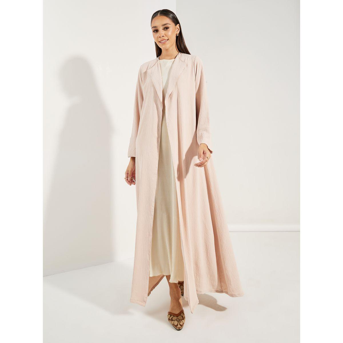 عباية بتفاصيل بارزة الملمس مع حجاب-women-clothingaccessories-scarves-image-3