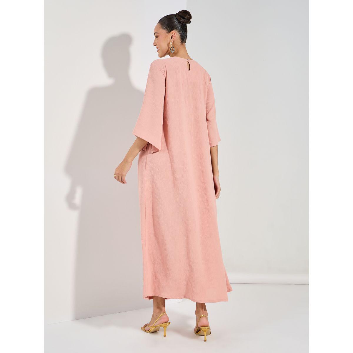 جلابية بياقة مُطرّزة مع اكمام جرس-women-arabicclothing-jalabiyas-image-4