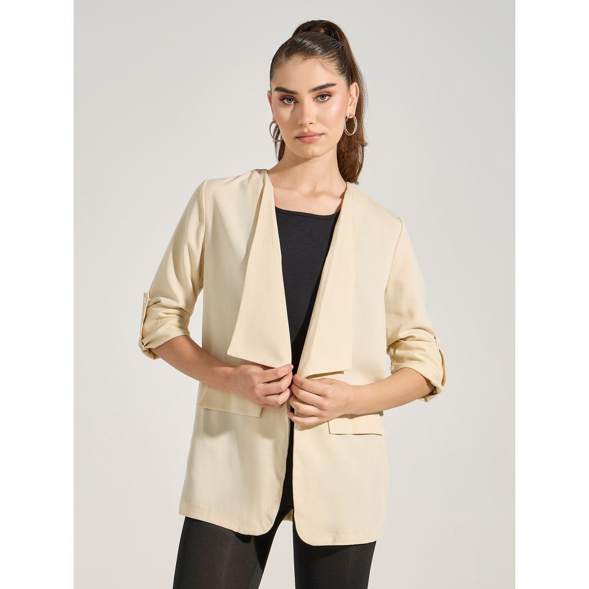 Styli Solid Lapel Collar Blazer-women-clothing-coatsandjackets-blazers-image-4