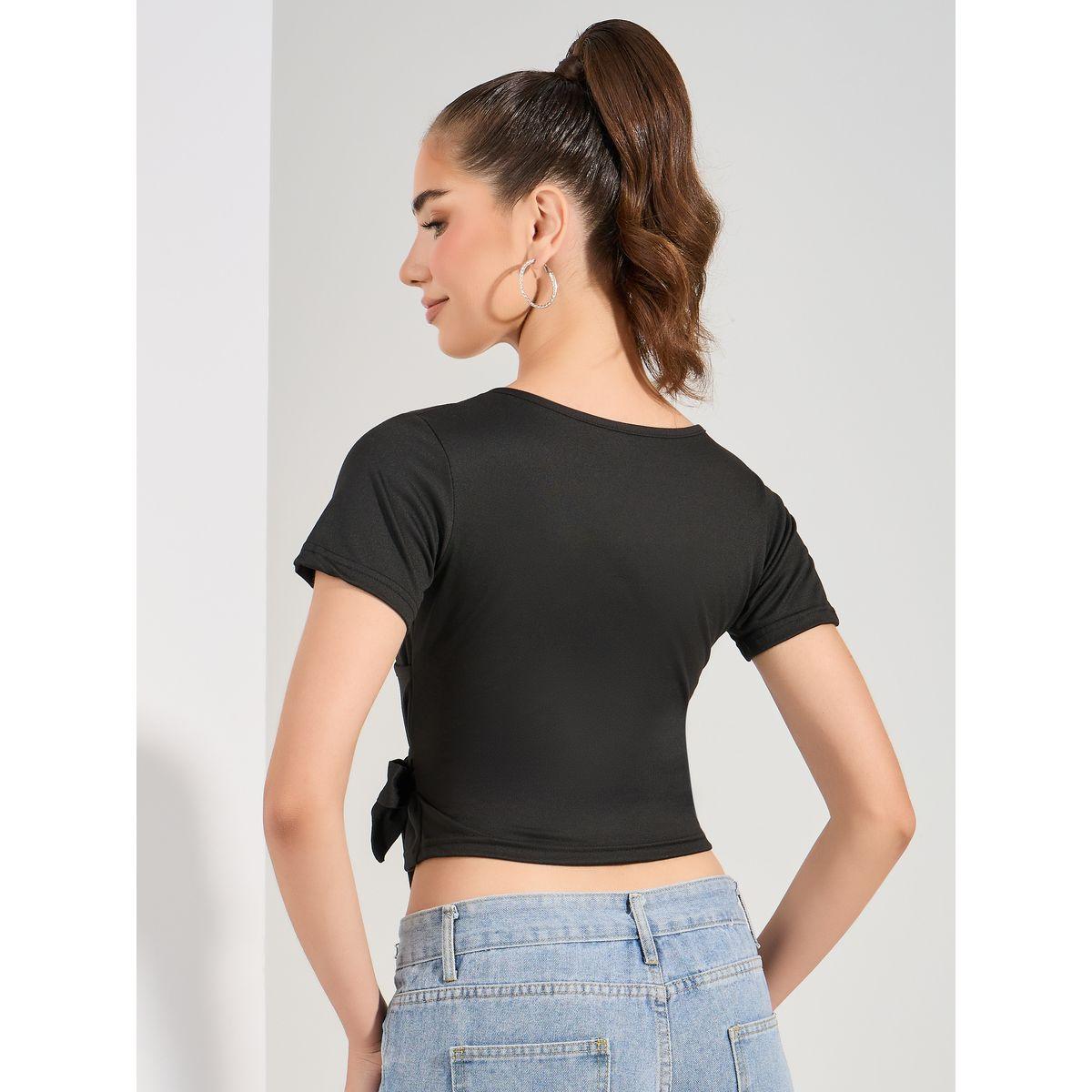 Styli Solid Wrap Front Crop Top-women-clothing-shirtsandblouses-blouses-image-4