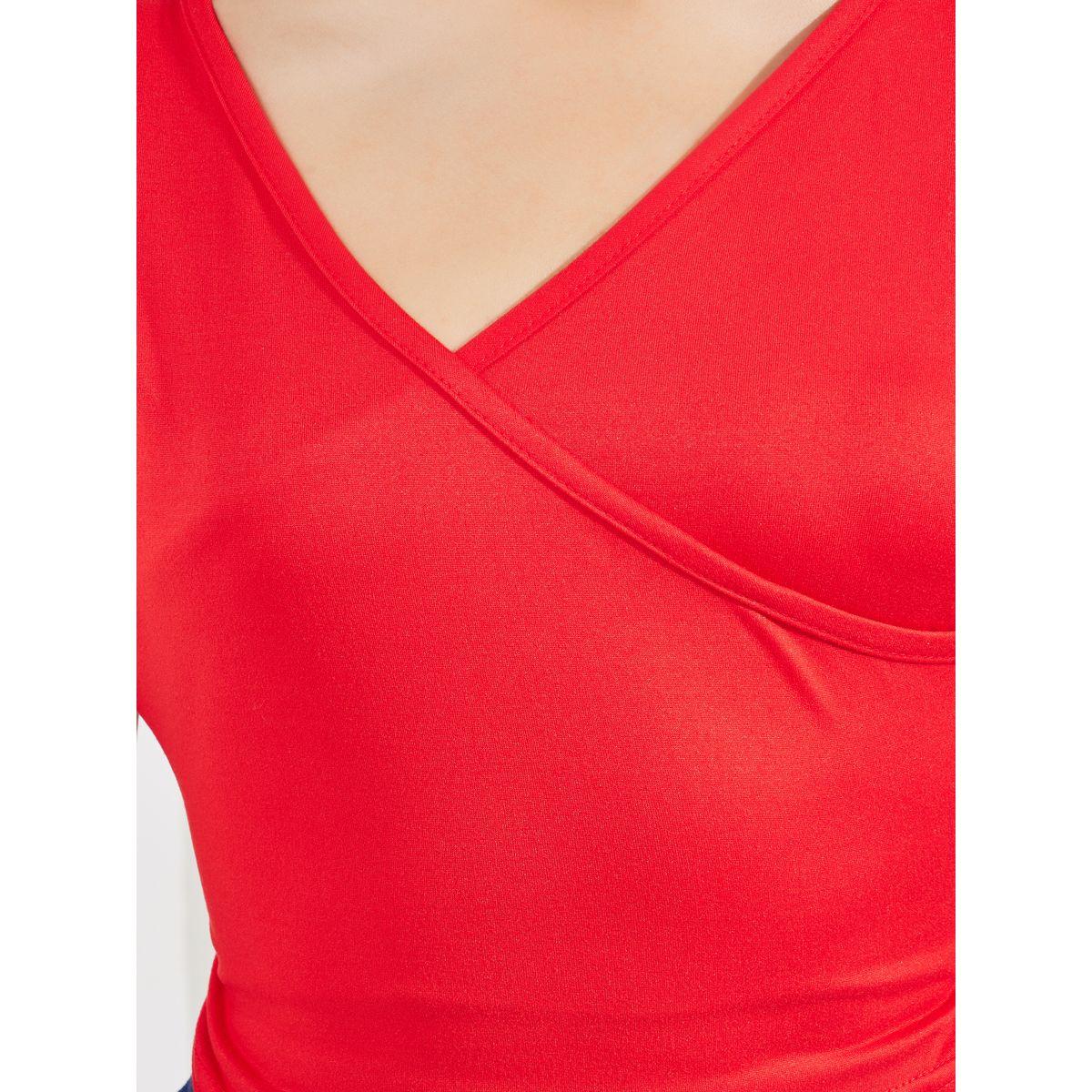 Styli Solid Wrap Front Crop Top-women-clothing-shirtsandblouses-blouses-image-3