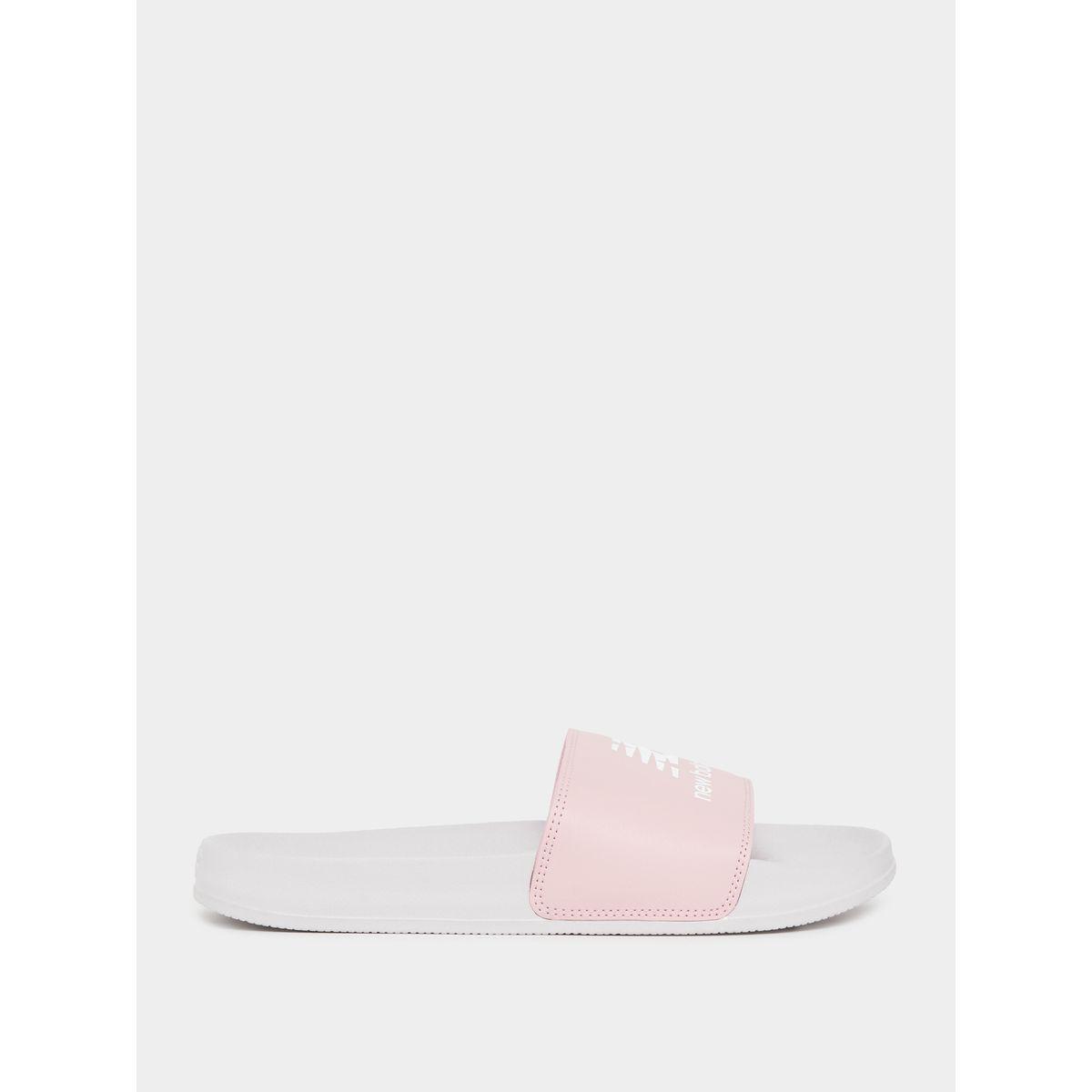 New Balance Logo Detail Slides-women-shoes-flipflopsandslides-image-1